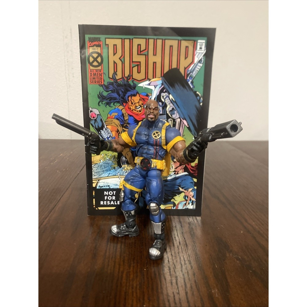 2005 ToyBiz X-Men Bishop Action Figure With‎ All Accessories And Comic Included